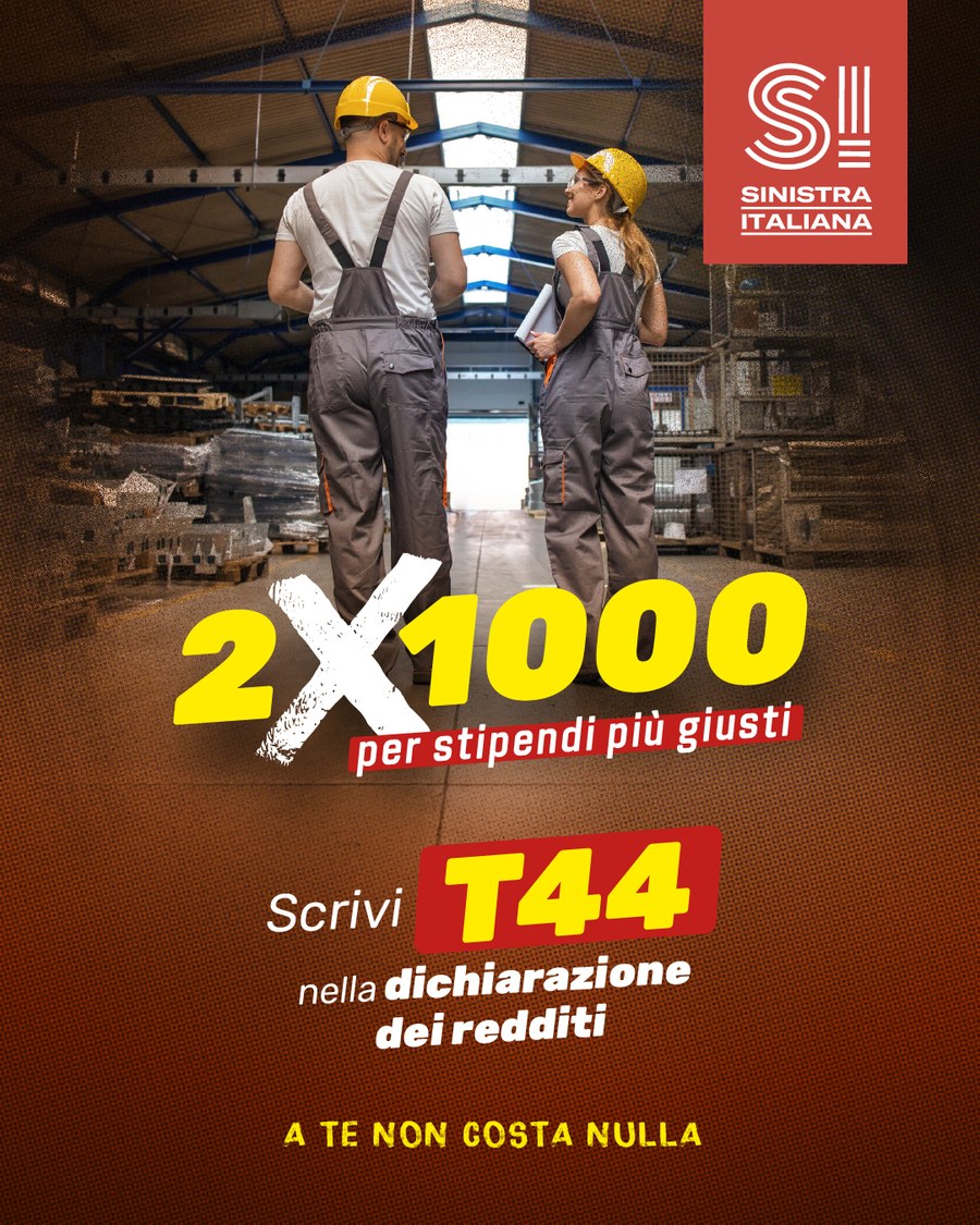 Campagna 2x1000 Sinistra Italiana Terni