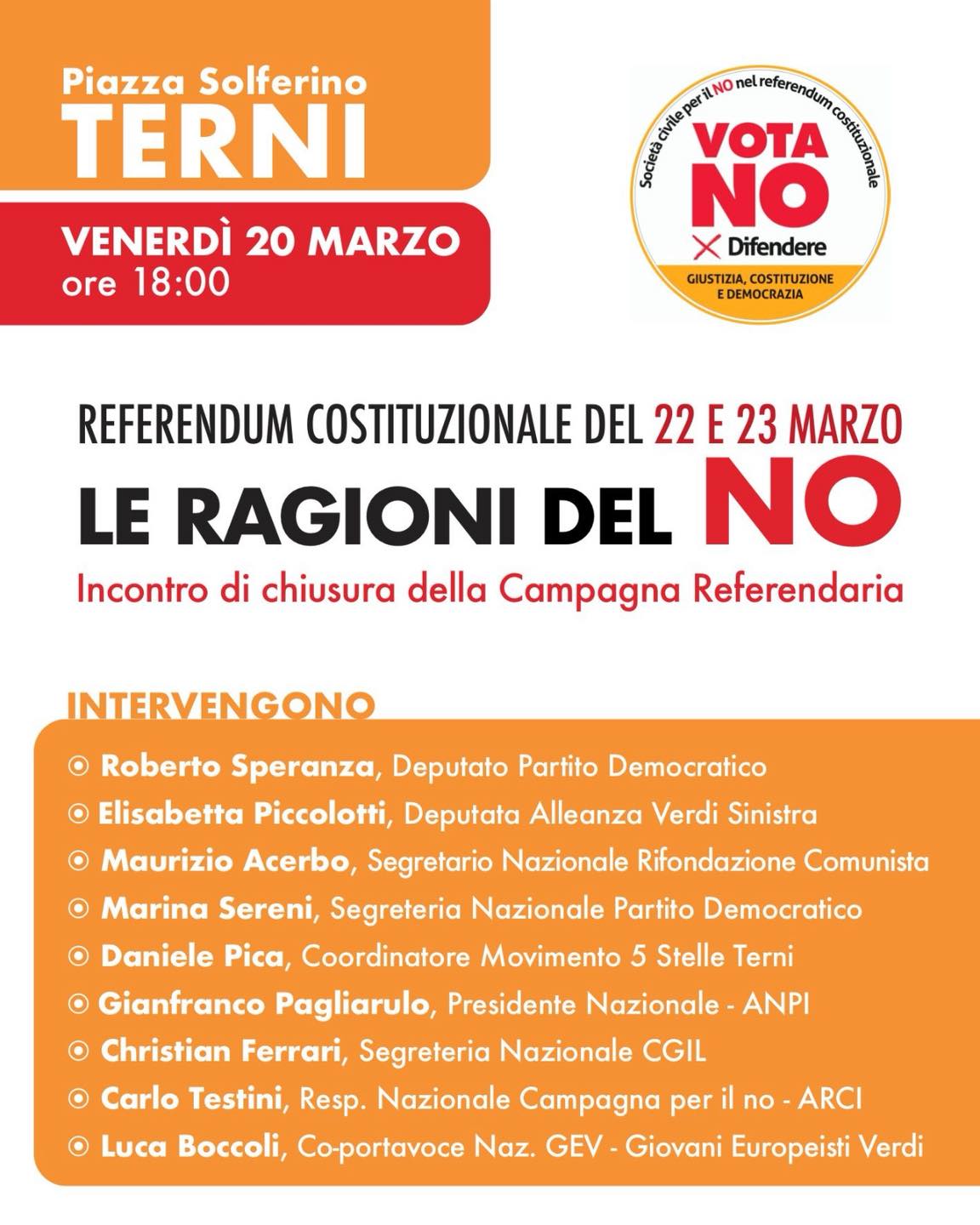 🔴🟢📢 NO AI PIENI POTERI! Ci siamo, mancano poche ore all’apertura dei seggi referendari! In questi ultimi…